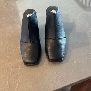 Yellow Box Black Leather Boots